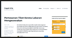 Desktop Screenshot of cagakurip.com